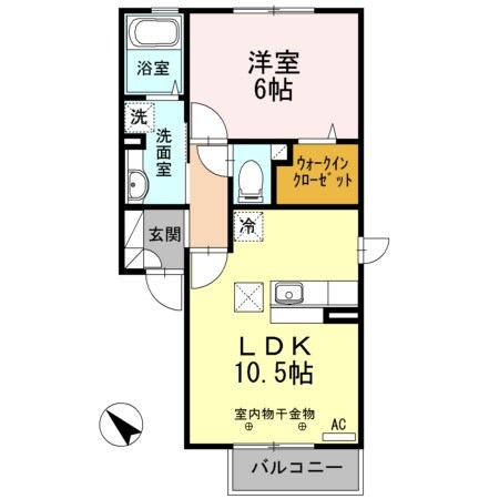 コモライズ新井田西　C 間取り