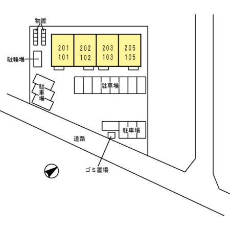 アムール桜 駐車場