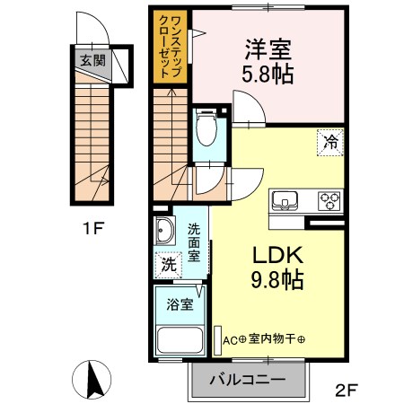 グランドルフ  間取り