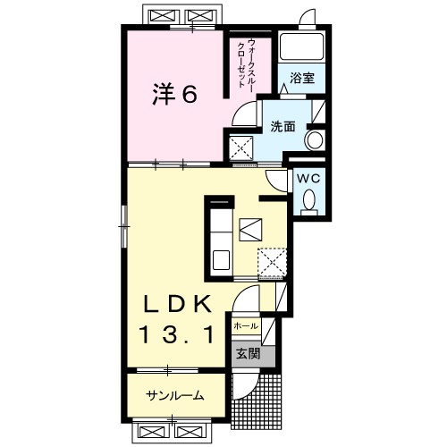 セイバリー．Ｅ　Ⅱ 間取り