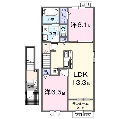 アプリコット．Ｋ 間取り