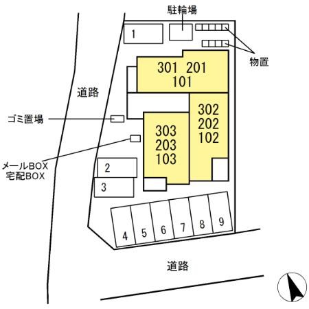 TORISIA売市 駐車場