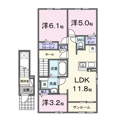 ハレアカラ 間取り