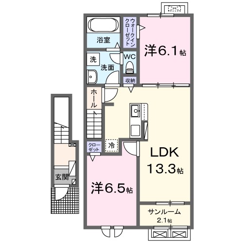 アプリコット．Ｋ 間取り