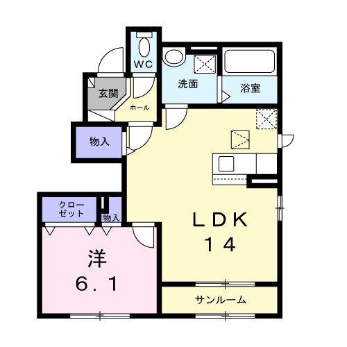 ソレアード 間取り