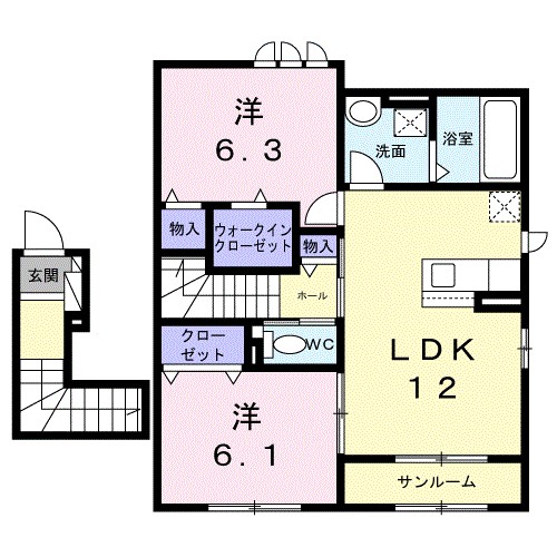 ソレアード 間取り