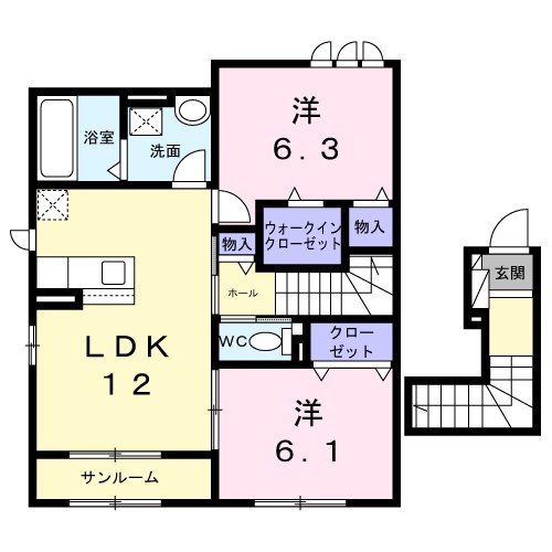 ソレアード 間取り