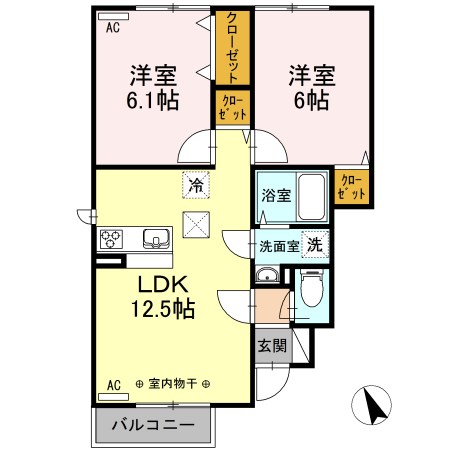 グランコート　B 間取り