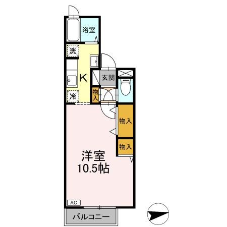 セジュール秀  間取り