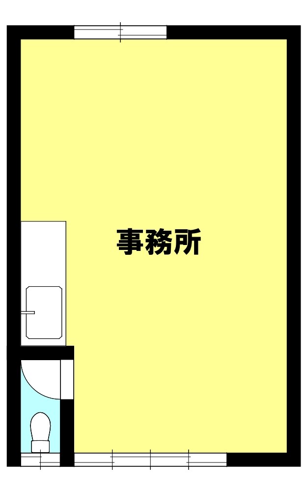 上野貸事務所 間取り