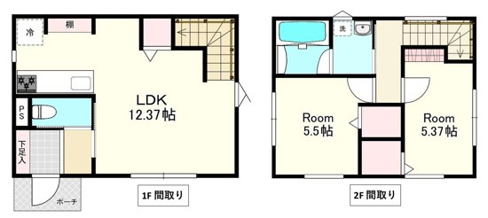 長根貸家 間取り
