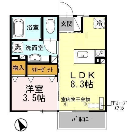 シルフハイム　A  間取り