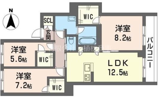 ラッキーエイト１号館 間取り