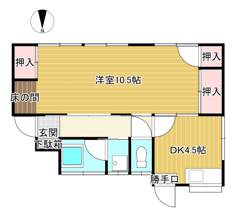 余戸中平屋 間取り