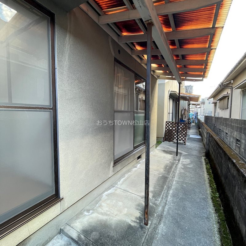 今井貸家（北久米平家） ベランダ