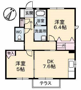 シャーメゾン・ボナール 間取り図