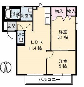 シャーメゾン鈴木 間取り