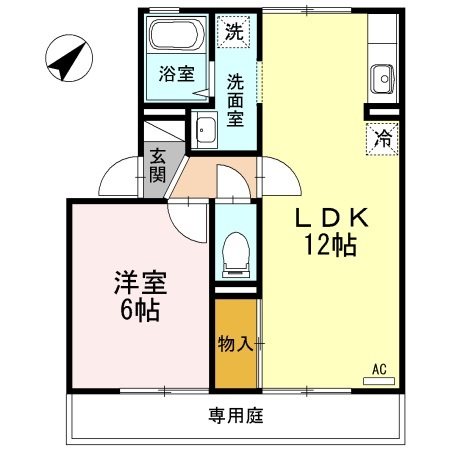 エクセルハイツ 間取り図