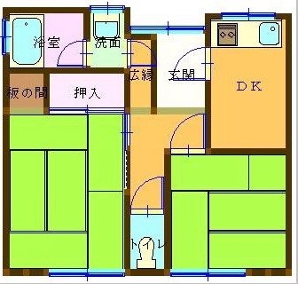 望月貸家 間取り