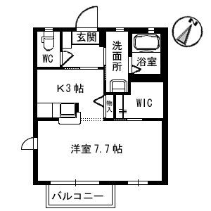 シャーメゾンI・T 103号室 間取り
