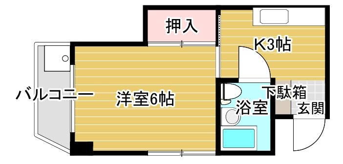 八束総合ビル 405号室 間取り