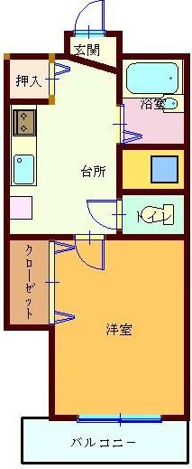 センチュリーハイツ２１ 105号室 間取り
