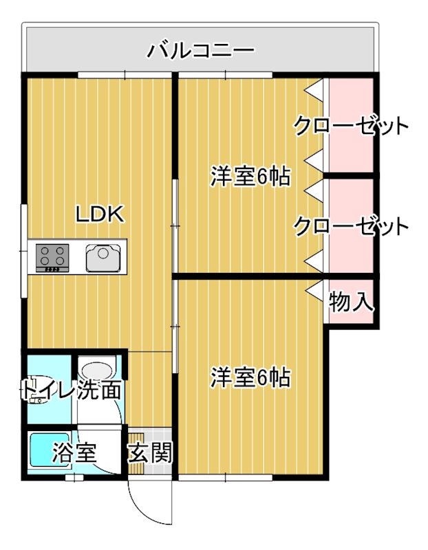 ヴィラ岡田 間取り