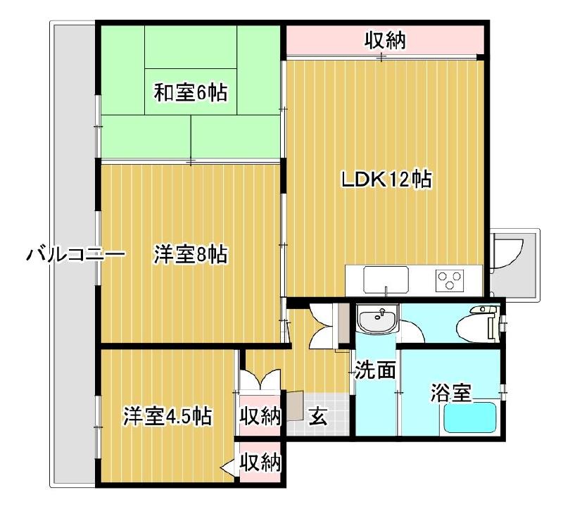 アーバンコート山根  間取り図