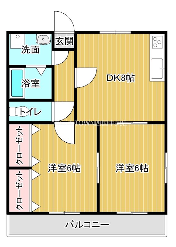 アルファ中曽根 間取り図