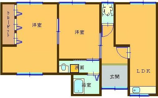 望月貸家（東） 間取り
