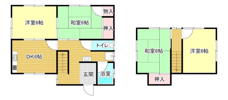 石丸HI貸家 間取り