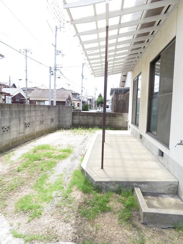 徳本貸家 ベランダ