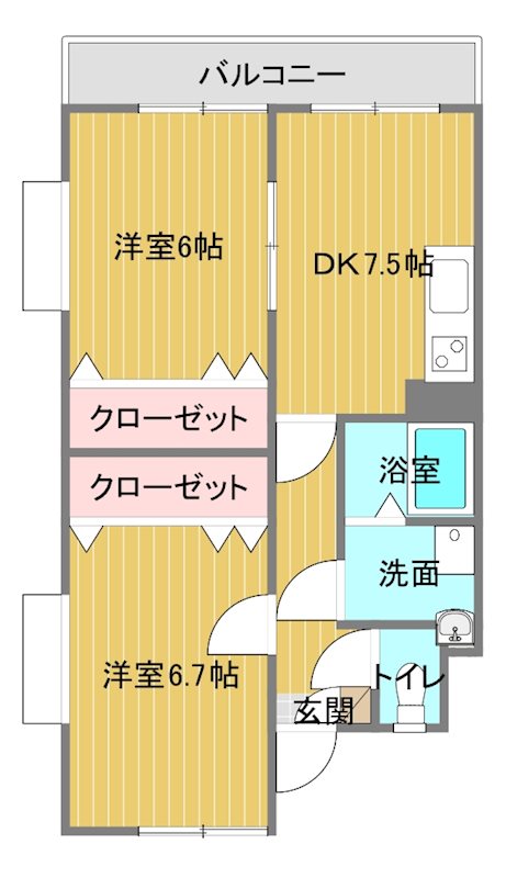 Ｍマンション  間取り