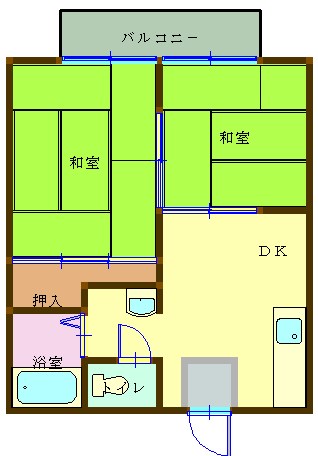 ヒカルハイツ 間取り図