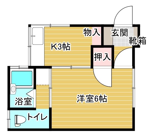 白百合荘 間取り図