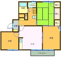 ヴィラ　フェニックス 101号室 間取り