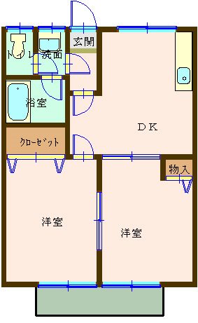 ソシアサニーヒル 101号室 間取り