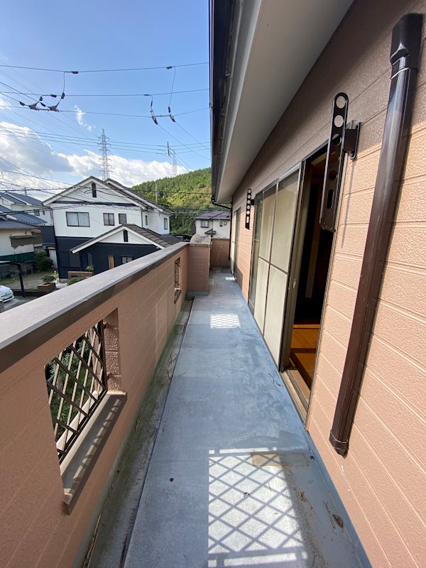 横水町　和田貸家 ベランダ