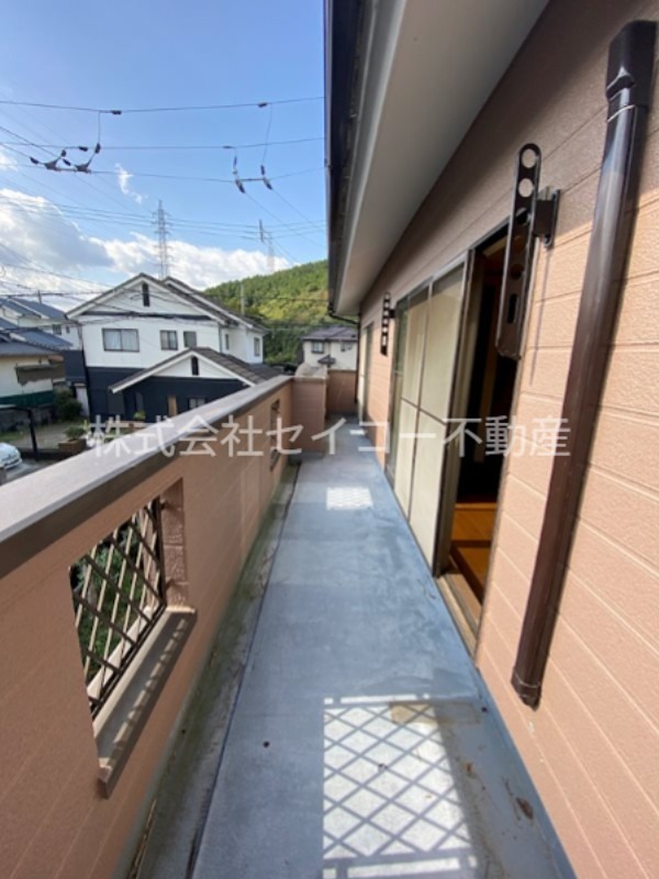 横水町　和田貸家 ベランダ