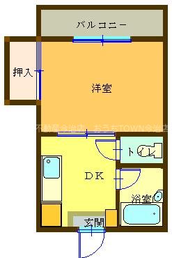 シティハイツムラカミ 202号室 間取り