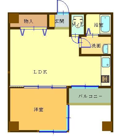 フォルテ常盤 402号室 間取り