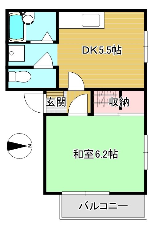 ヴィラ・ハピネス　C棟 間取り図