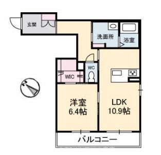 アル　クレスト 302号室 間取り