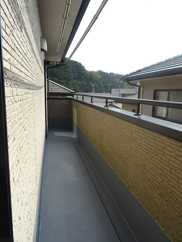 高地町貸家 ベランダ