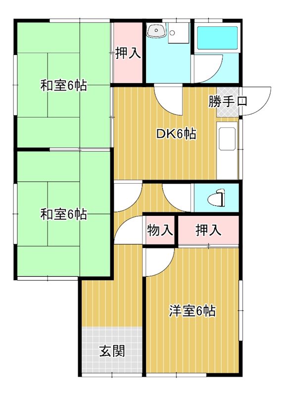 田所ＳＴ貸家 間取り