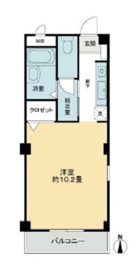 フィネス宮川 301号室 間取り