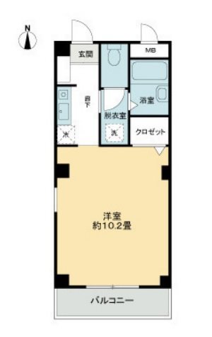 フィネス宮川 105号室 間取り