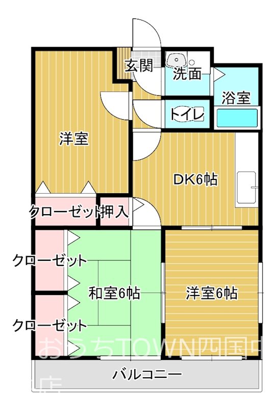 マイルドハイツ 305号室 間取り