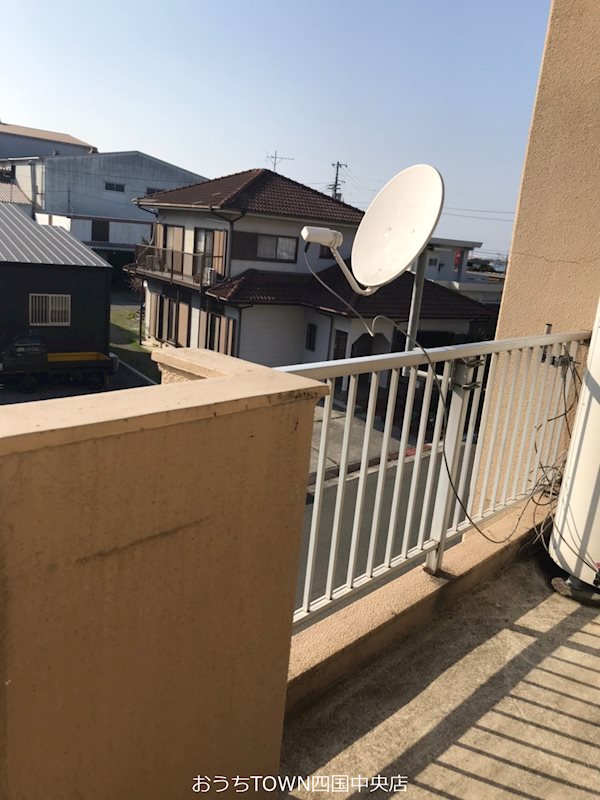 豊岡マンション ベランダ