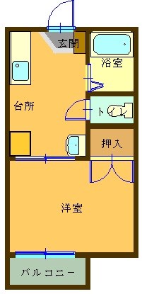 サンヒルズ山路 101号室 間取り